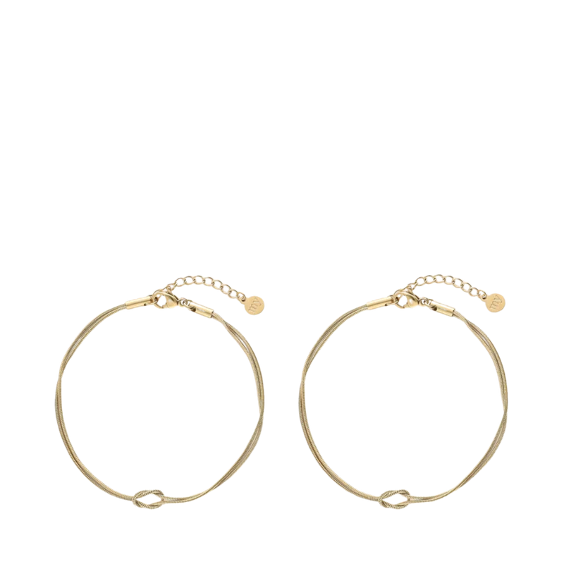 Bracelet Forever Connected Knot - Gold