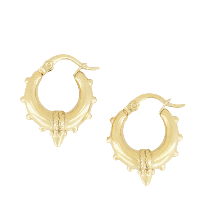 Chunky Earrings - Gold
