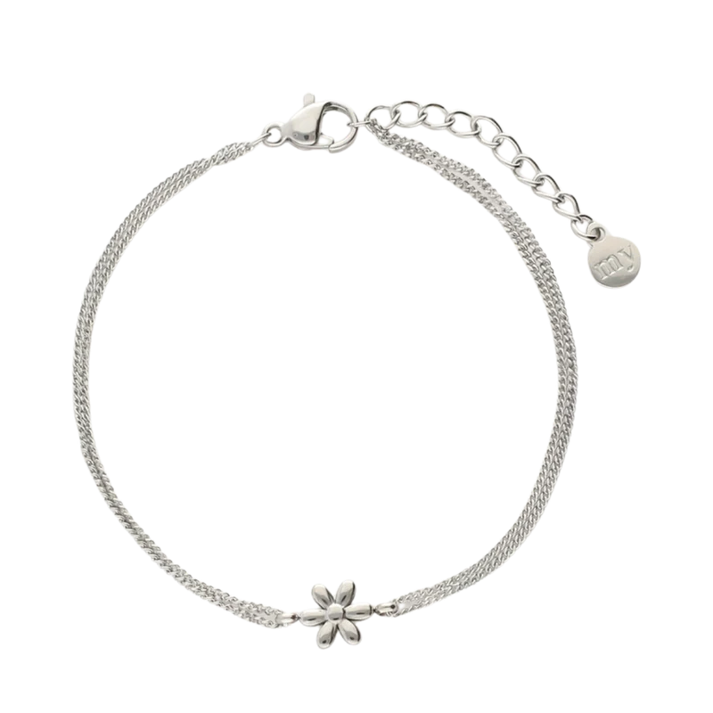 Bracelet Gifting Flower - Silver