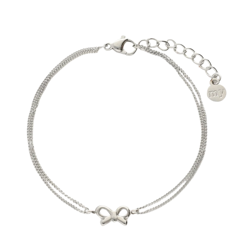 Bracelet Gifting Bow - Silver