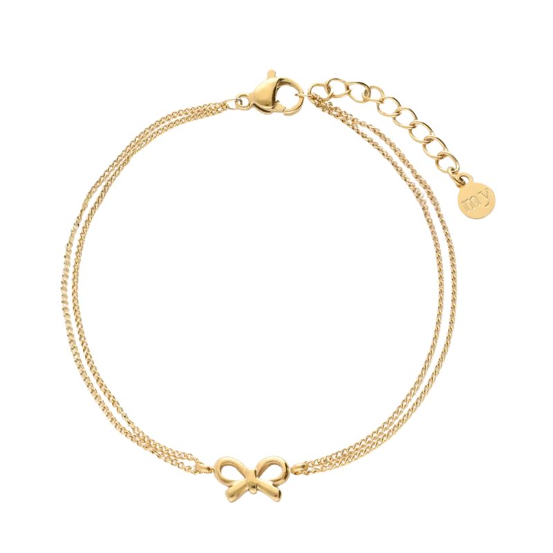 Bracelet Gifting Bow - Gold