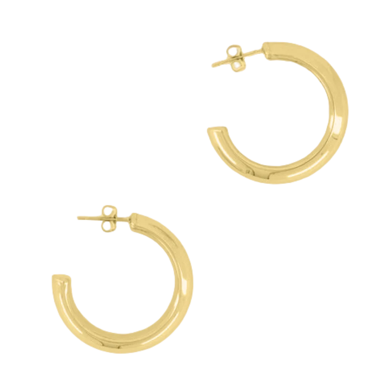 Earring Hoops Small - Gold