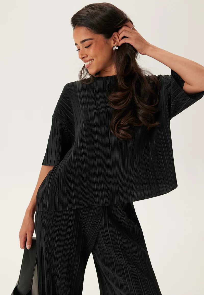 Onlravenna S/S Plisse Top