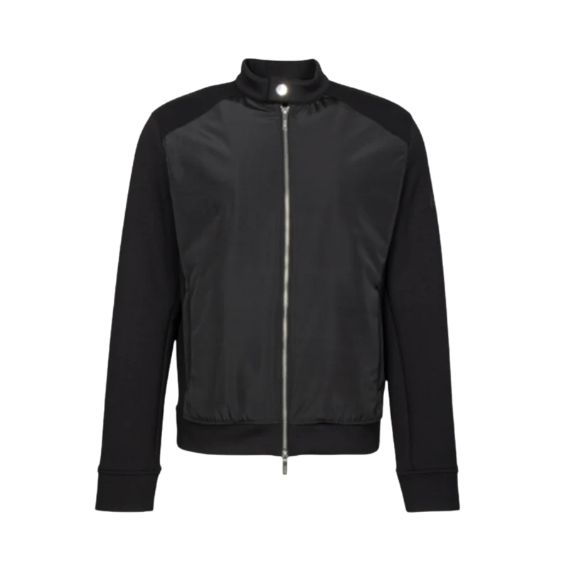 Sweat Zip Jacket - Black