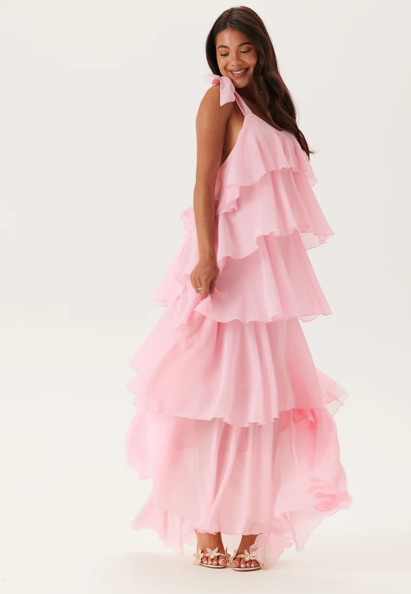 Vmfelicia Tiestrap Ruffle Maxi