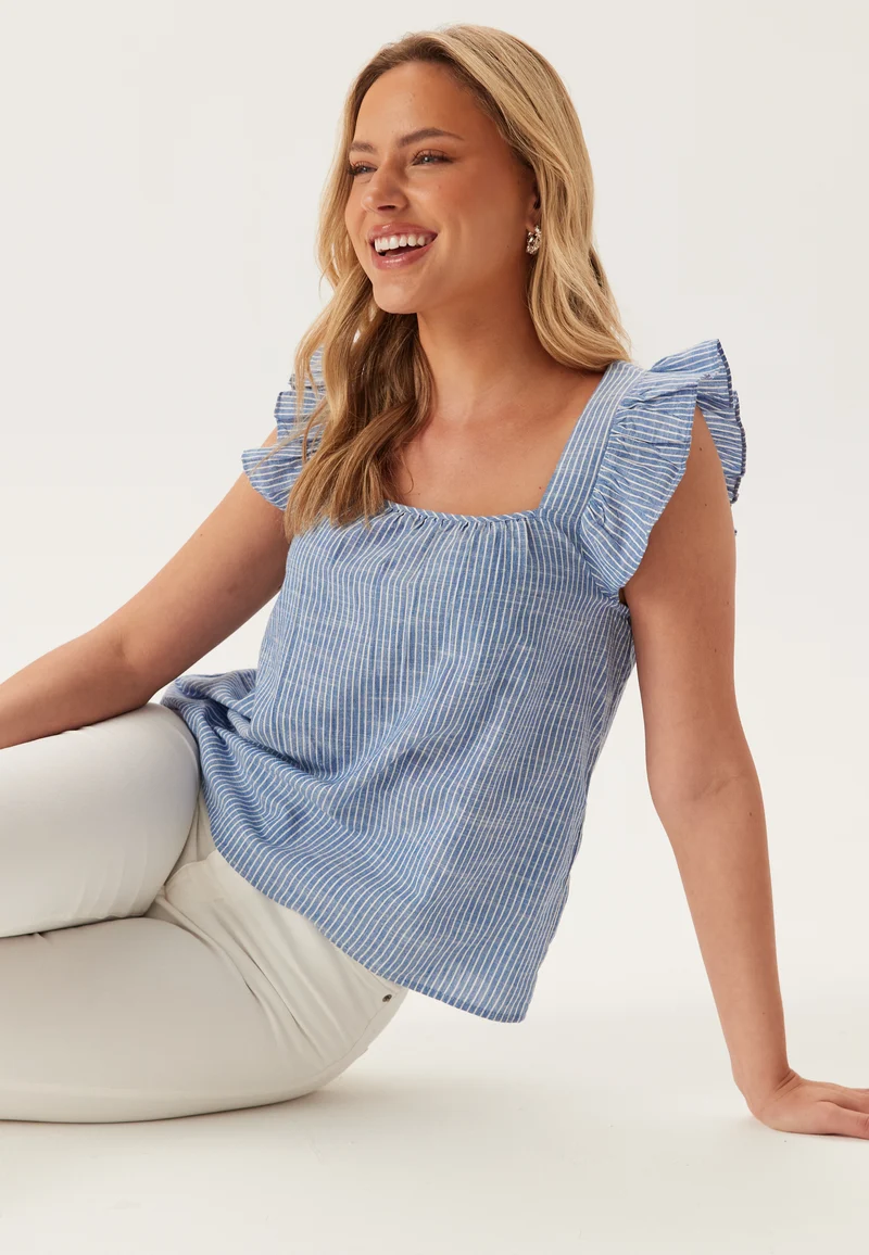 Pcapia Sl Square Neck Top