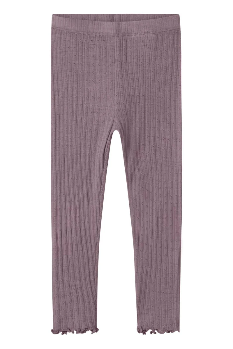 Name It - Nmfwossa Wo/Si Rib Legging - 4969335 Toadstool