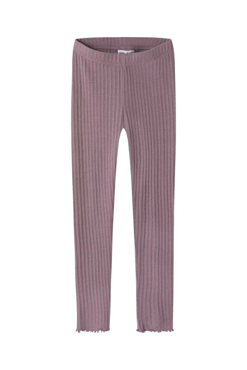 Name It - Nkfwossa Wo/Si Rib Legging - 4973639 Toadstool