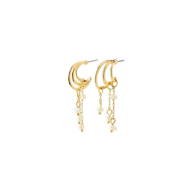 Pilgrim - Lunith Earrings Gold-Plated 262632033 - Gold Plated