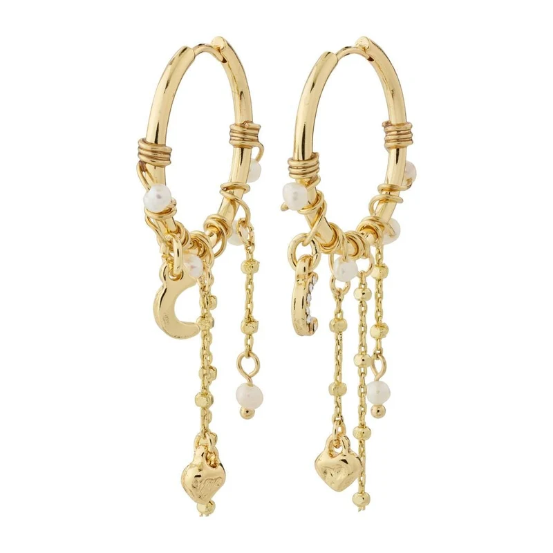 Pilgrim - Arlet Earrings Gold-Plated 632432013 - Gold Plated