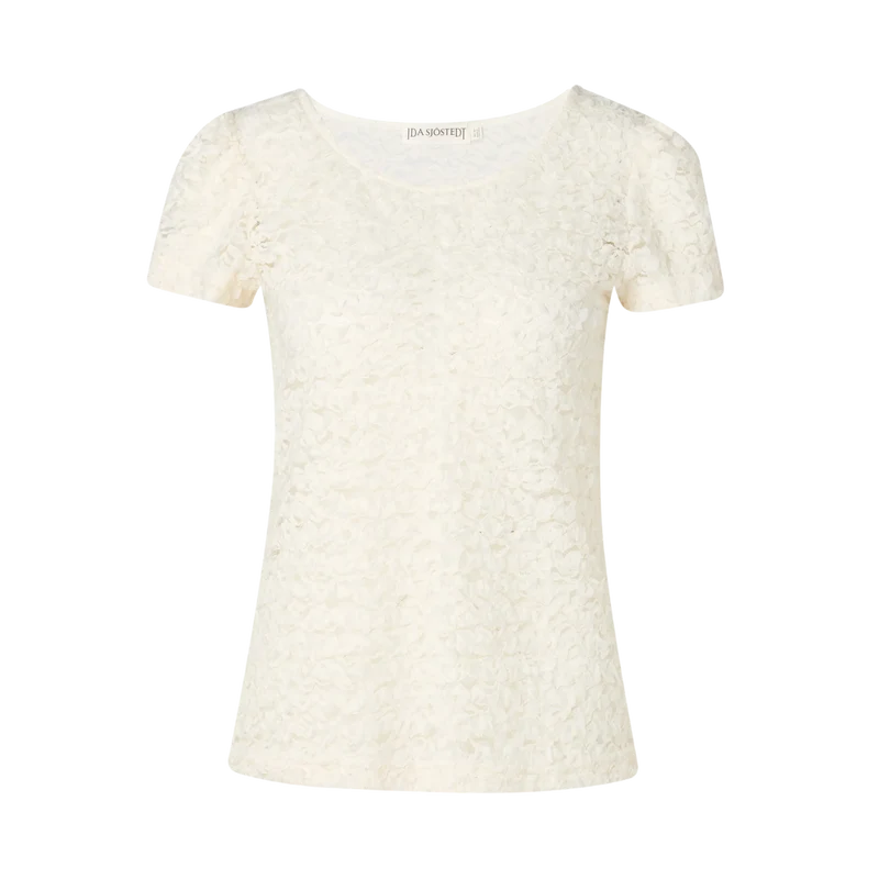 242 04 EMILE TOP - CREME WHITE 3D