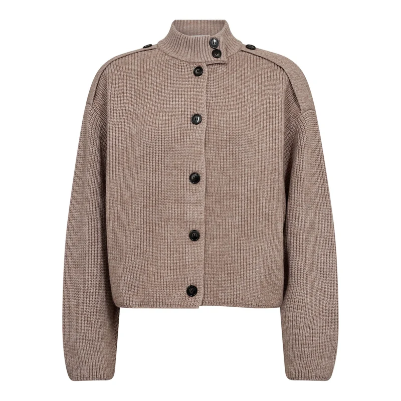 Co´Couture - Rowcc Utility Cardigan 500123 - 20014 - Mink