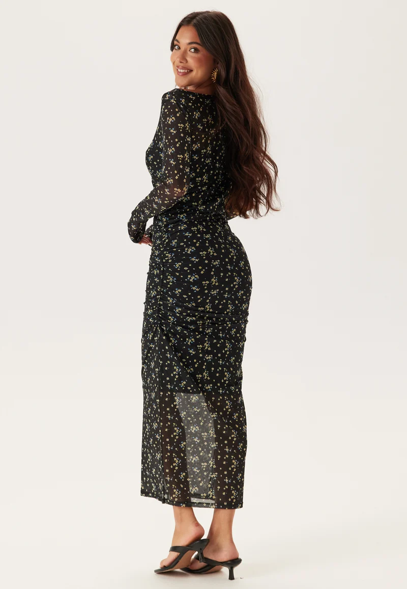 Mesh Midi Dress