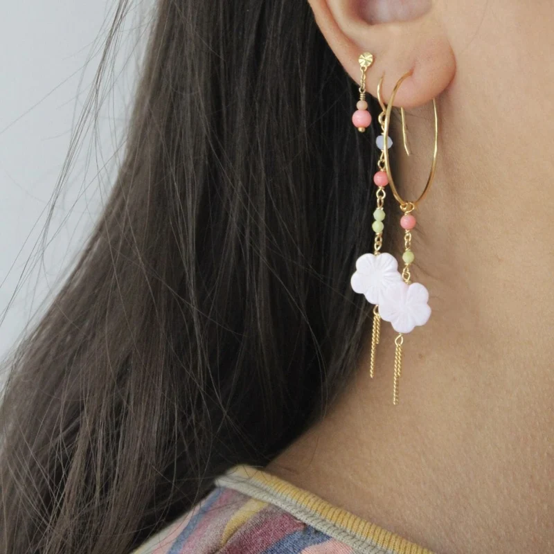 Stine A - Cherry Blossom Twist Earring - Single - 1426-02-S