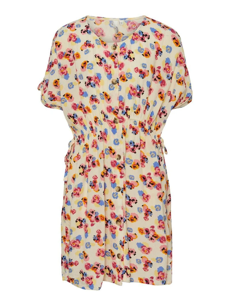 Little Pieces - Lpfleur Ss Dress - Poppy Red Daisy