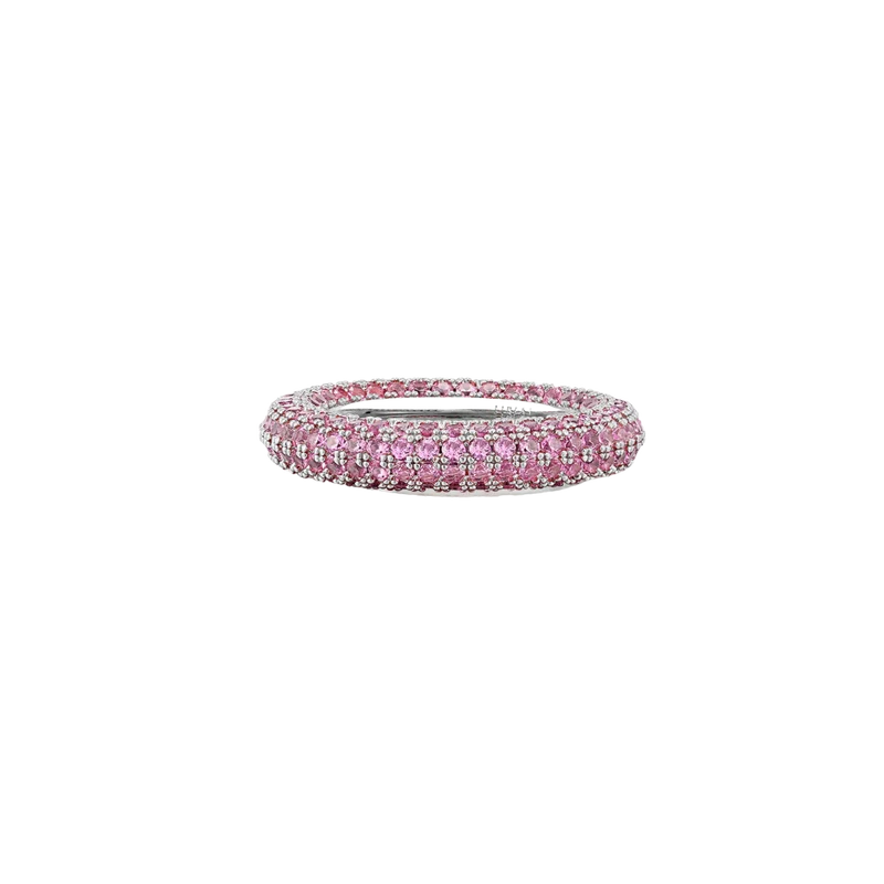 Pave Amalfi Ring - Pink