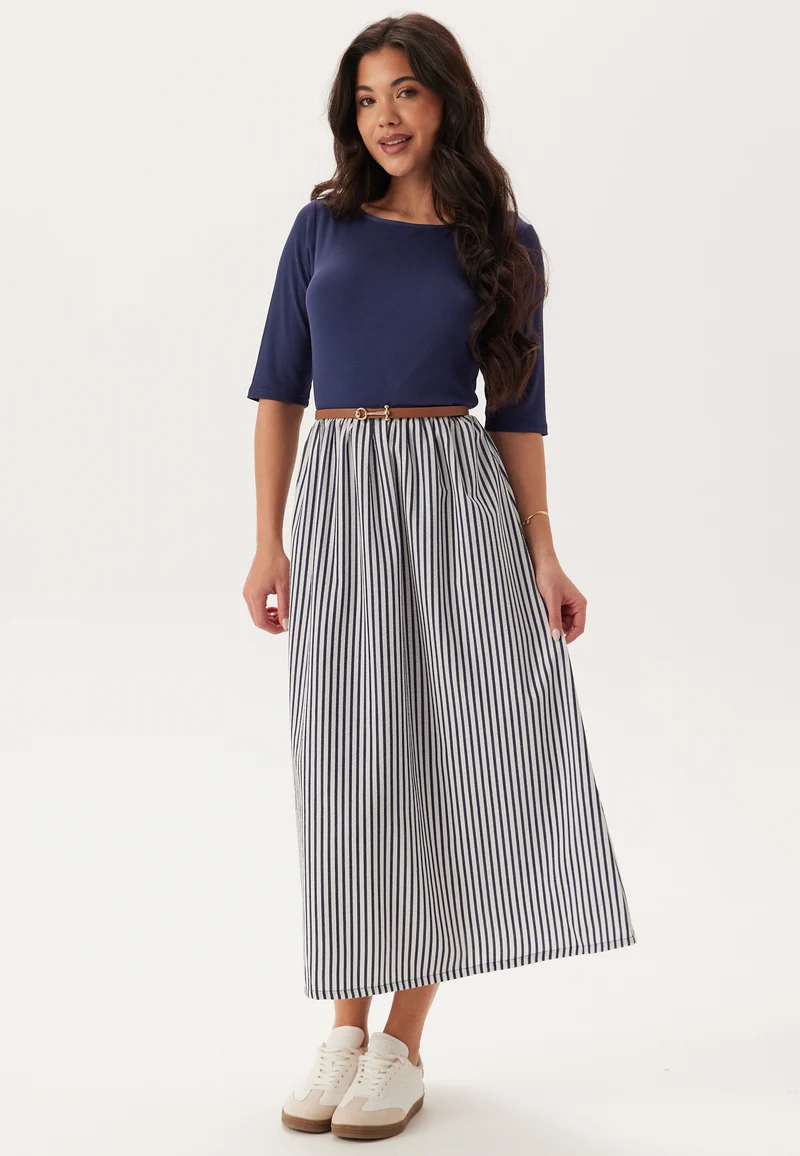 Fabric Mix Dress