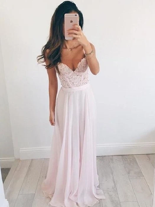 Rosa balklänning Lae Top Högtidsklänningar Maid of Honor Klänningar