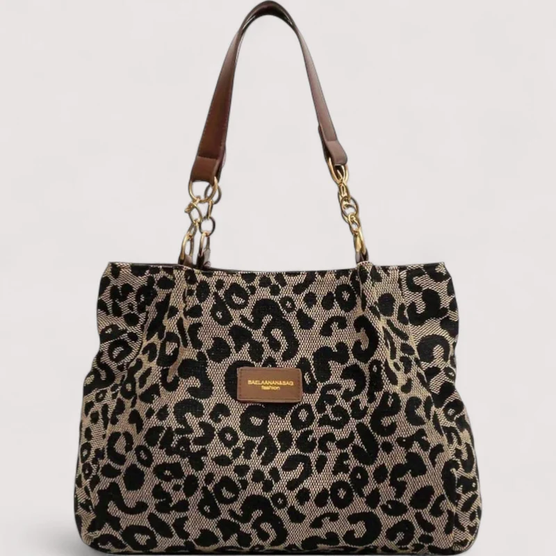 Lévrier | Shoppingväska i leopardmönster