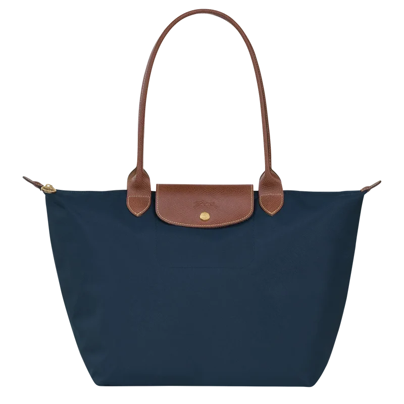 Klassische Tasche - Große Le Pliage Tote, Marineblau