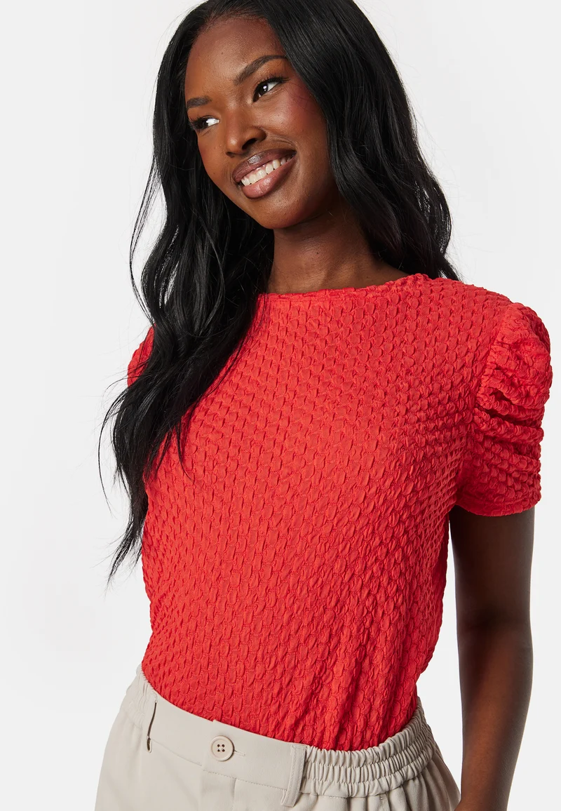 Vianine S/S Puff Sleeve top
