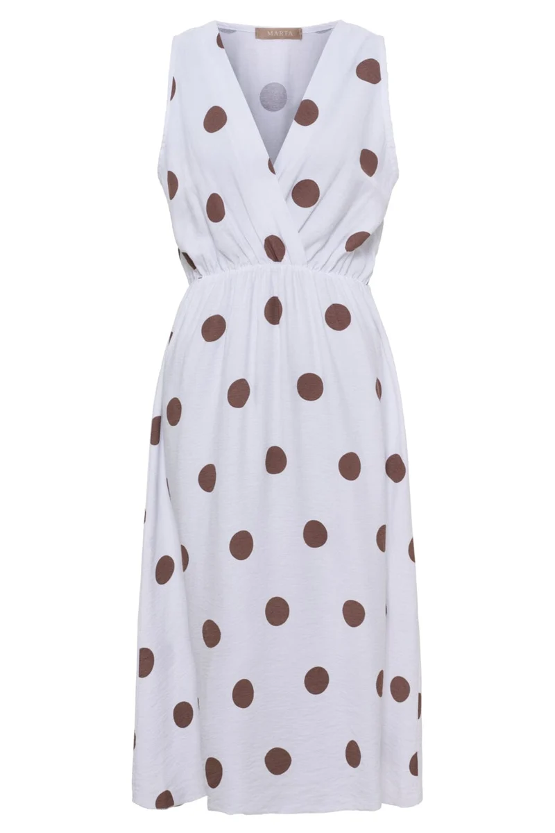 Marta Du Chateau - Mdclinetta Dress 23126 - White