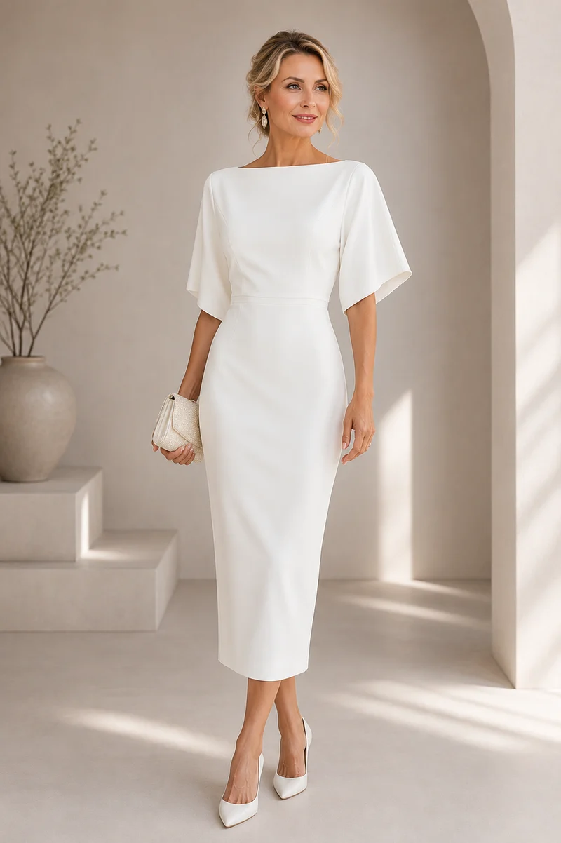 Roselle | Elegant midiklänning