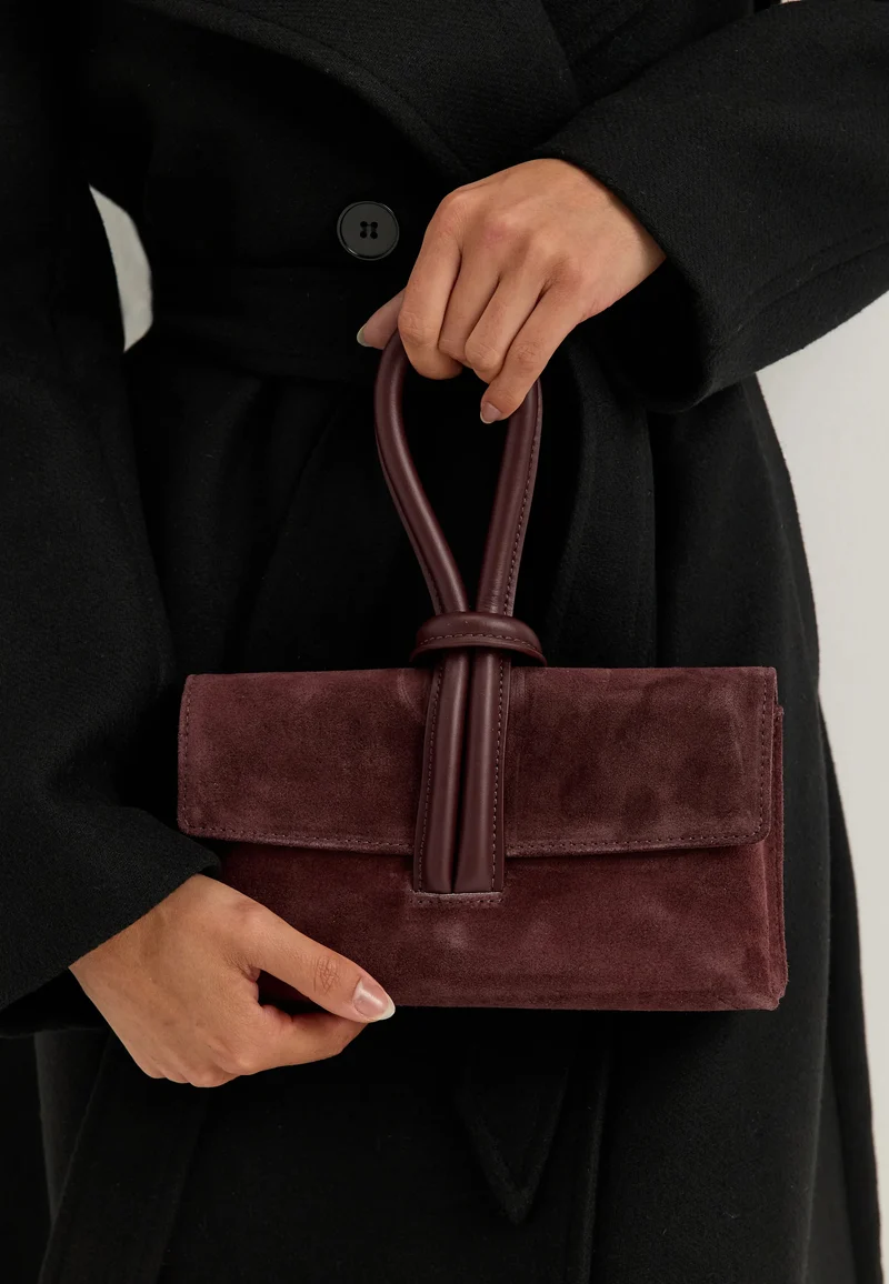 Barletta Small Suede Bag