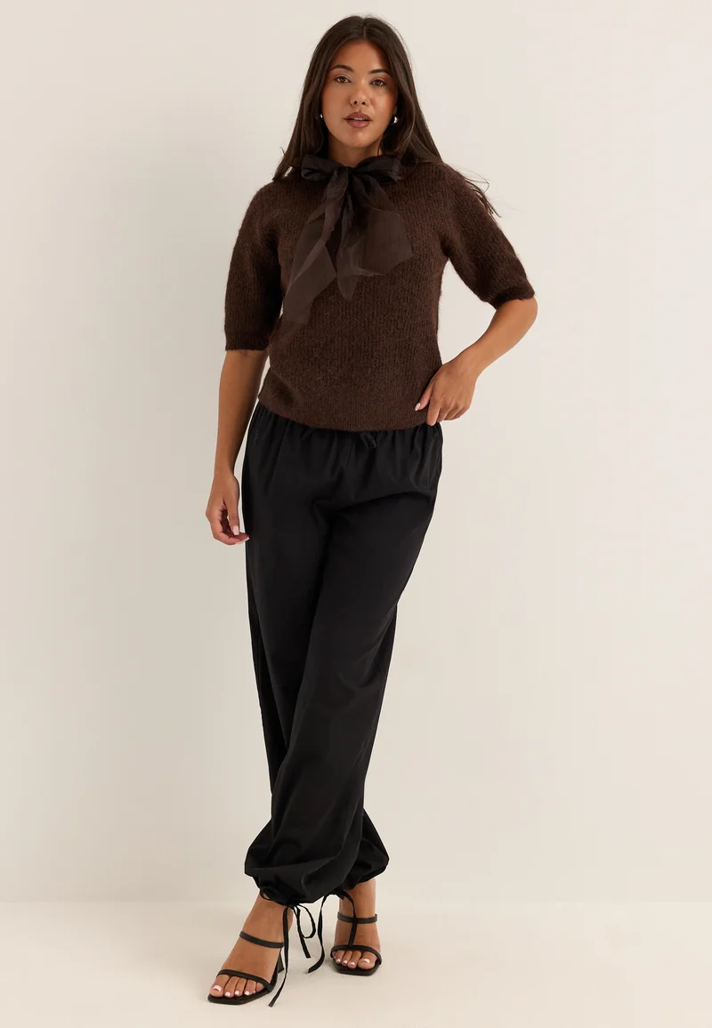 Viitza O-neck 2/4 BOW KNIT TOP