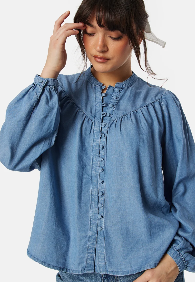 Onlaverie LS denim blouse
