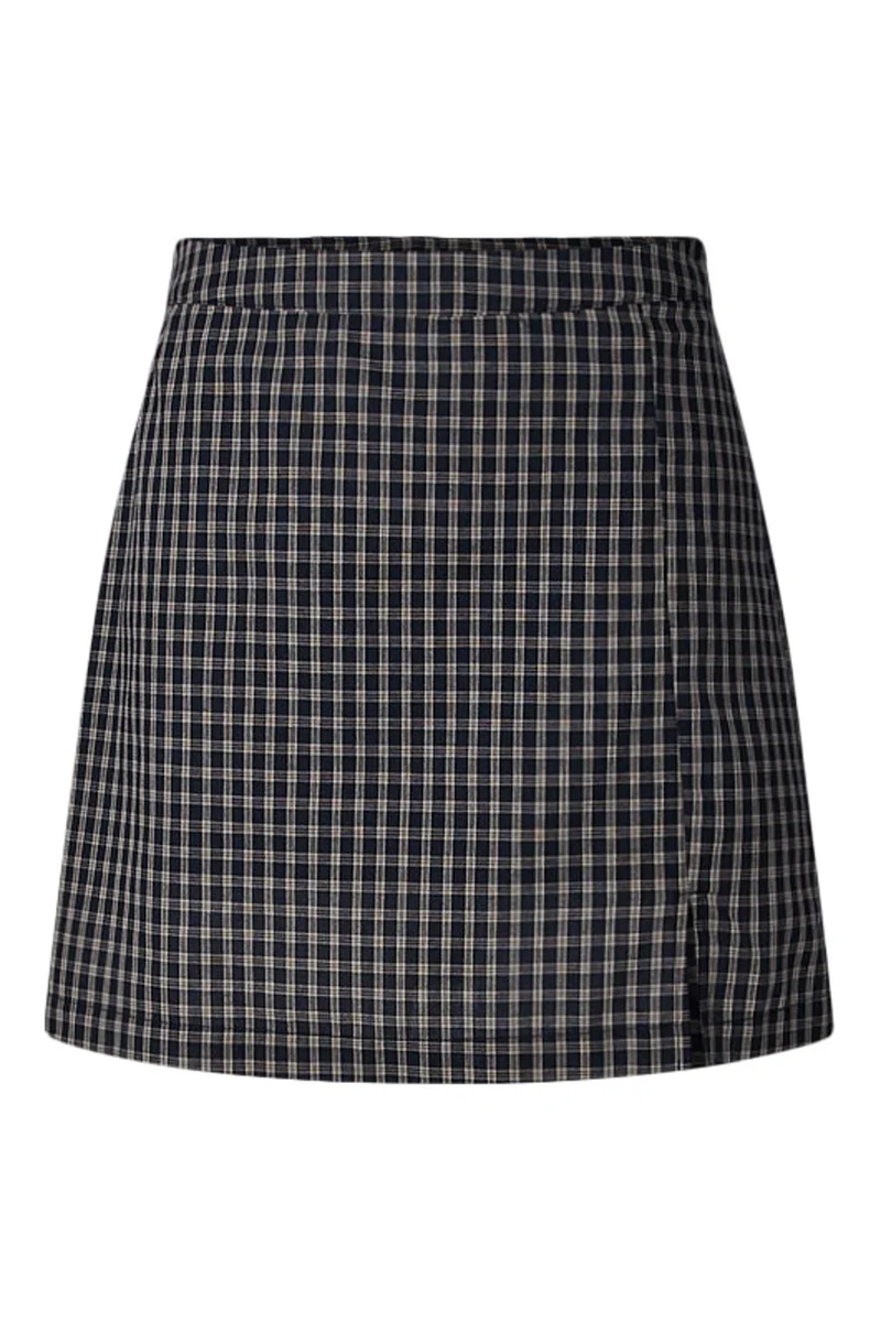 Pieces - Pcjune A-Shaped Short Skirt - 5162437 Maritime Blue Birch