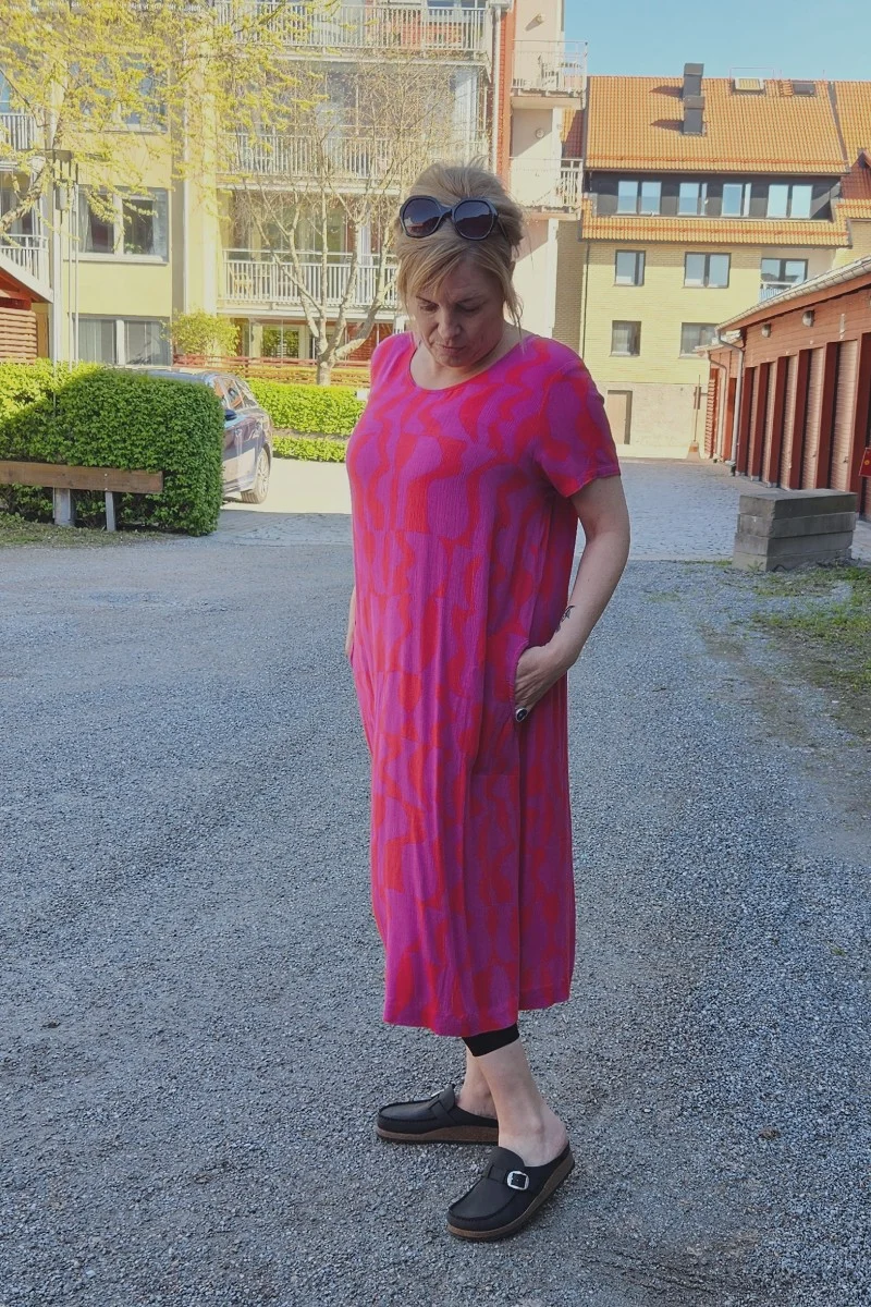 Crepeklänning