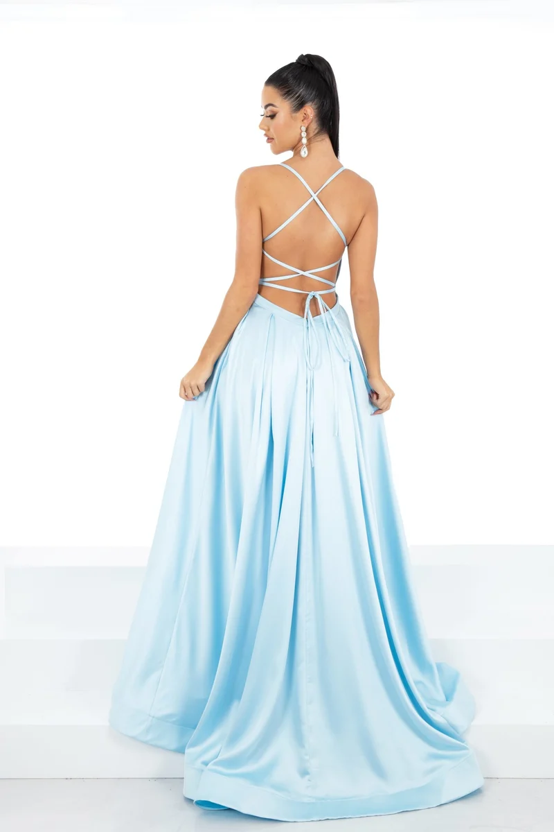Balklänning / Aftonklänning TNW 631 baby blue