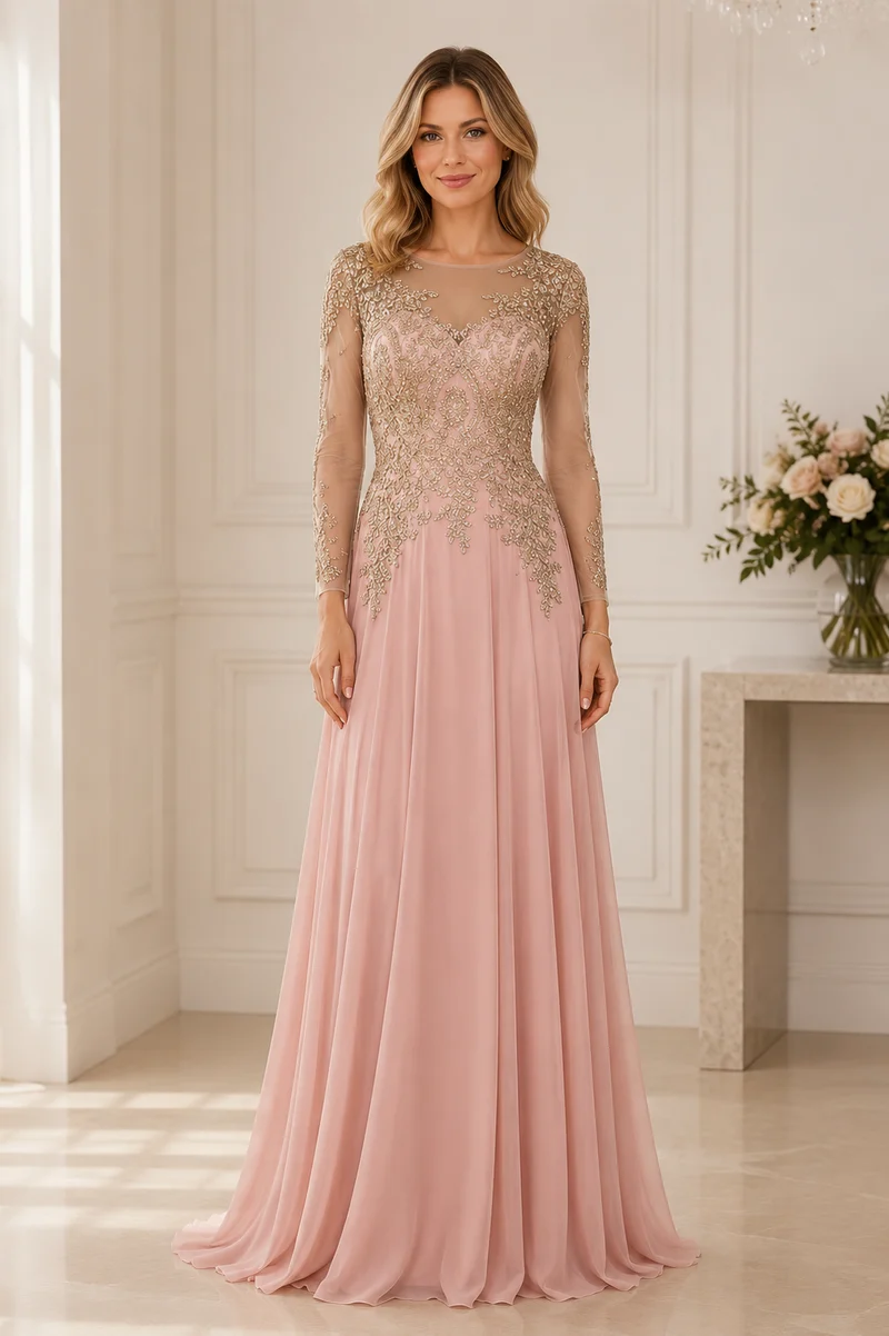 REA Aftonklänning / Balklänning May Queen 11549 blush