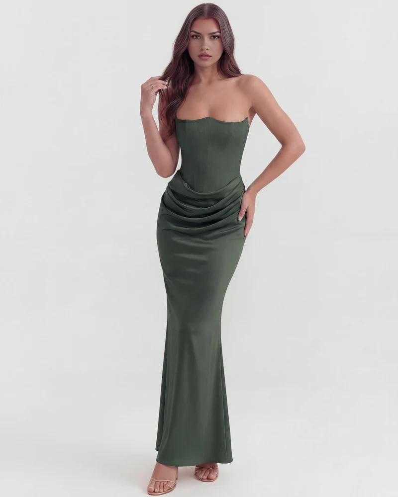 Isabella | Glamorous Almond Muse Klänning