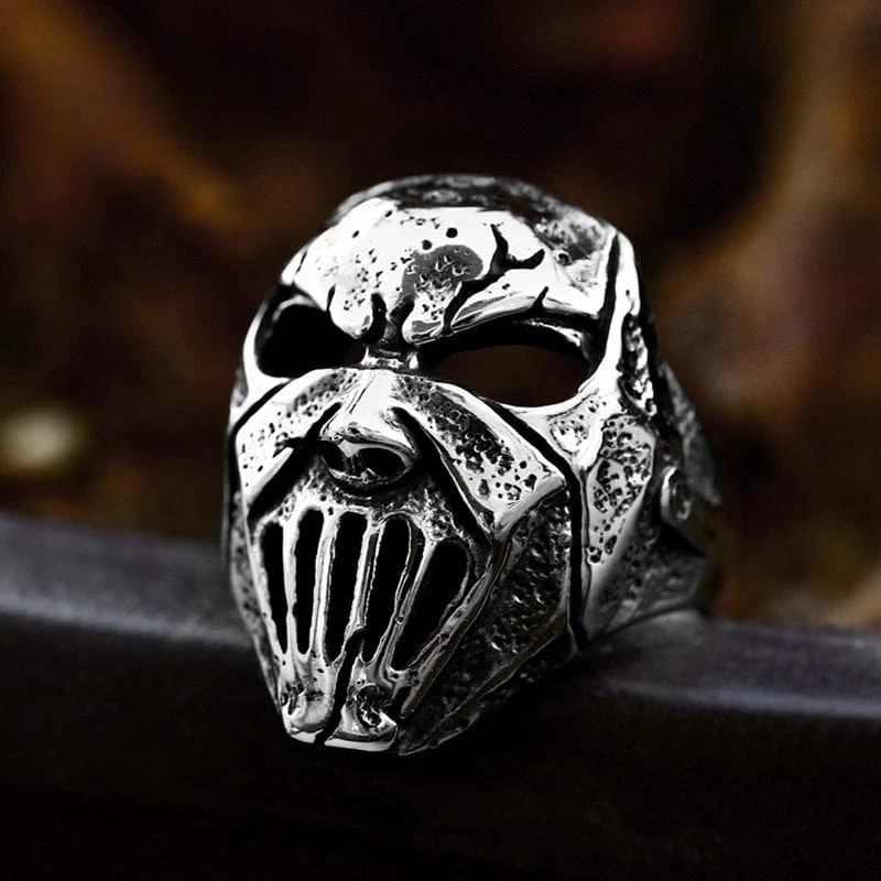 Punk Skull Mask Ring för män