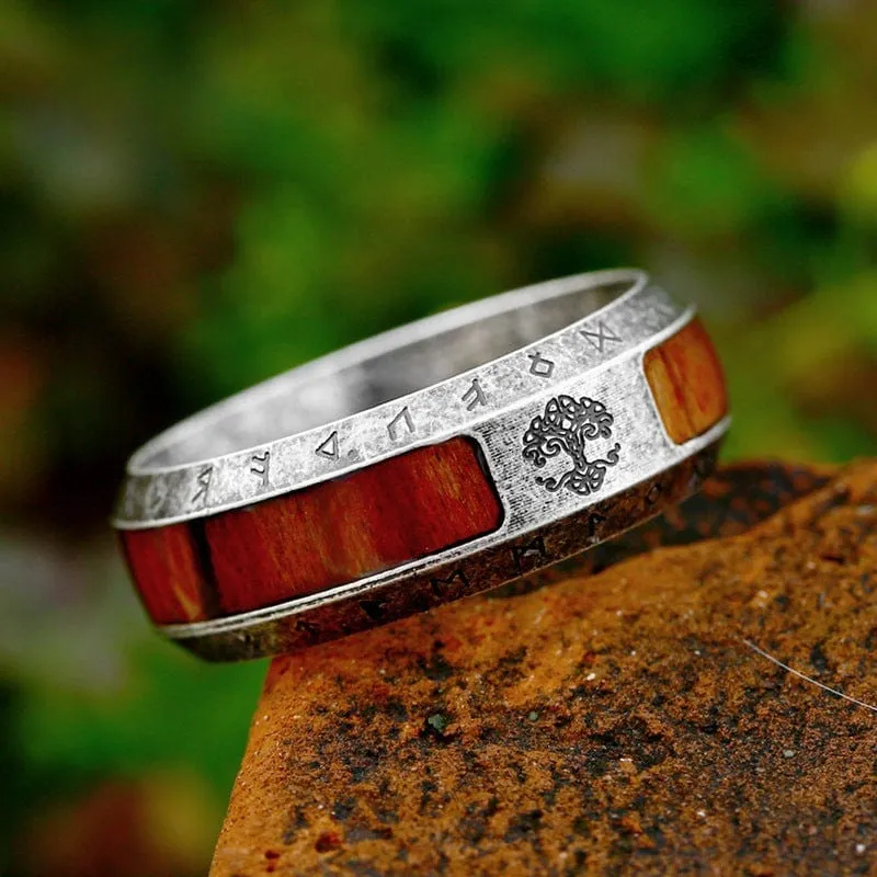 Punk Life Tree Resin Ring för män