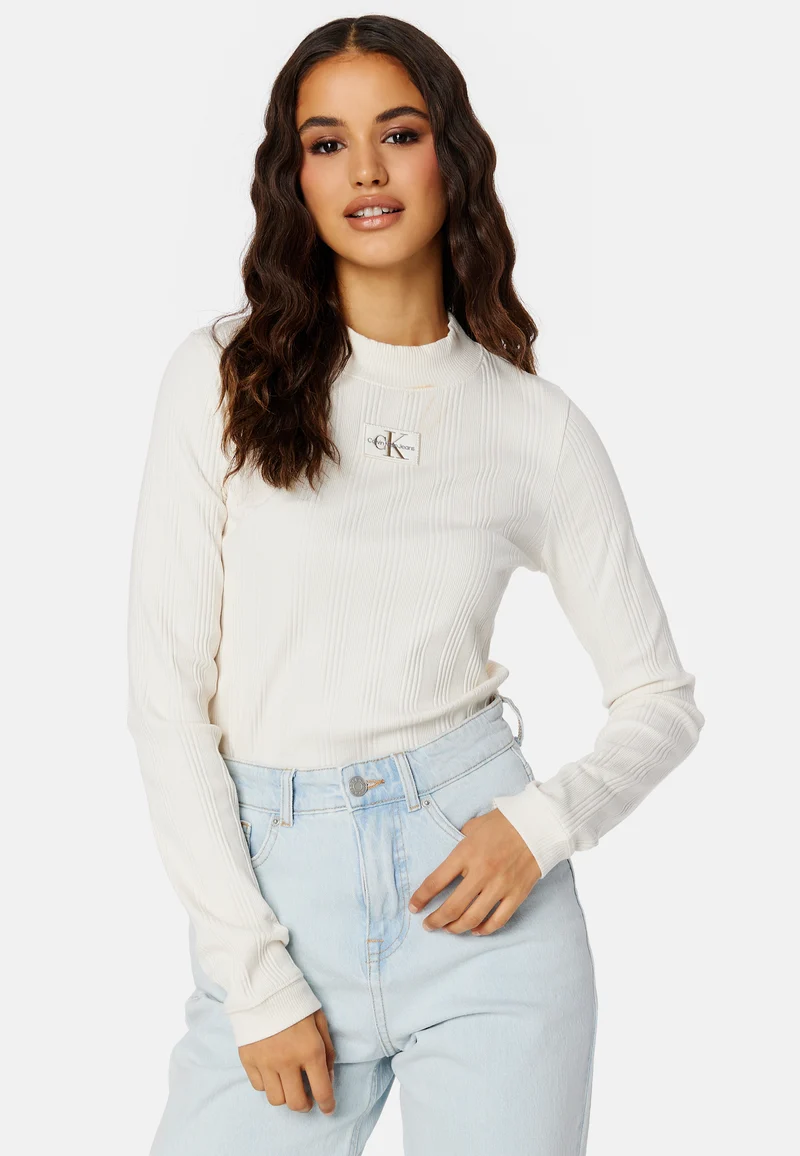 Badge Rib Long Sleeve