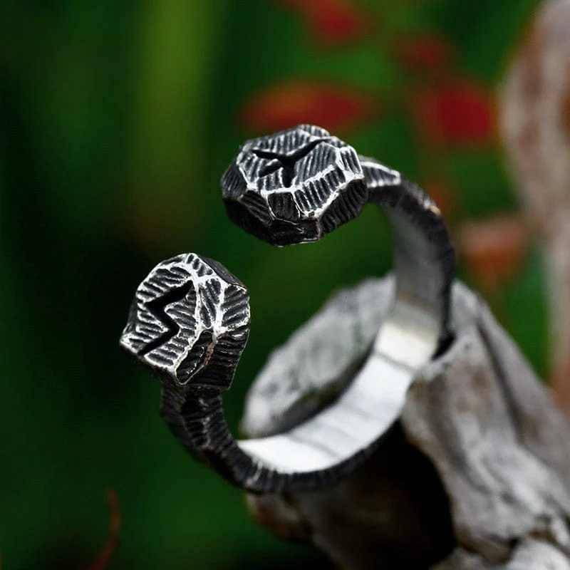 Punk vintage öppen ring för män