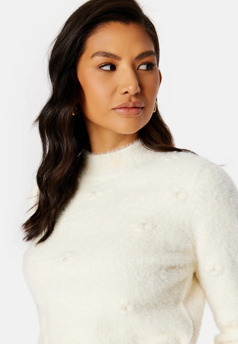 Madelyn LS Pearl High Neck