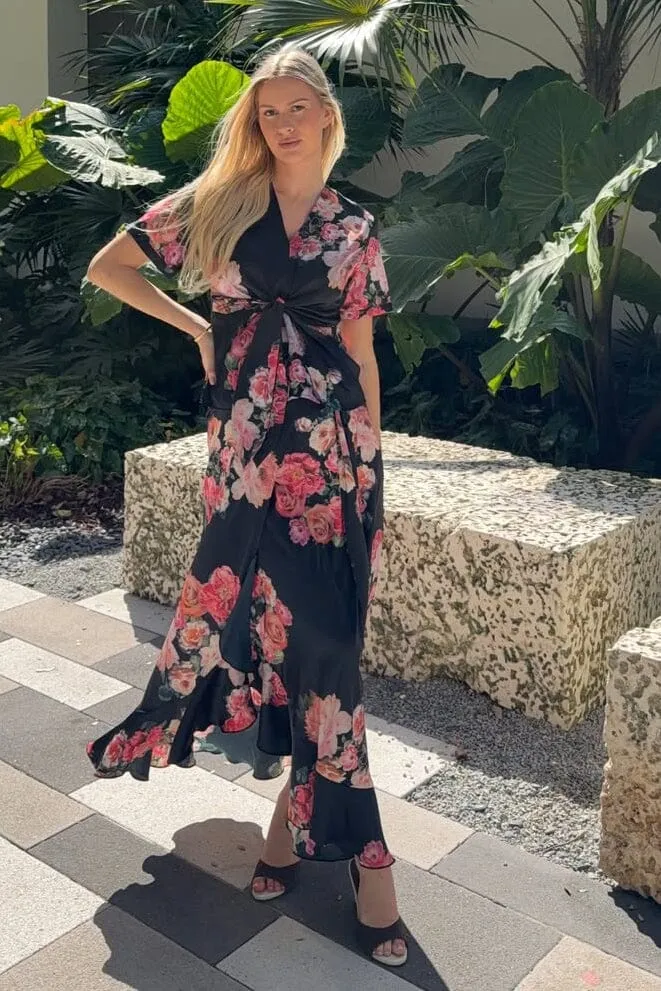 Karmamia - Faye Dress 2384 - Fiori Noir