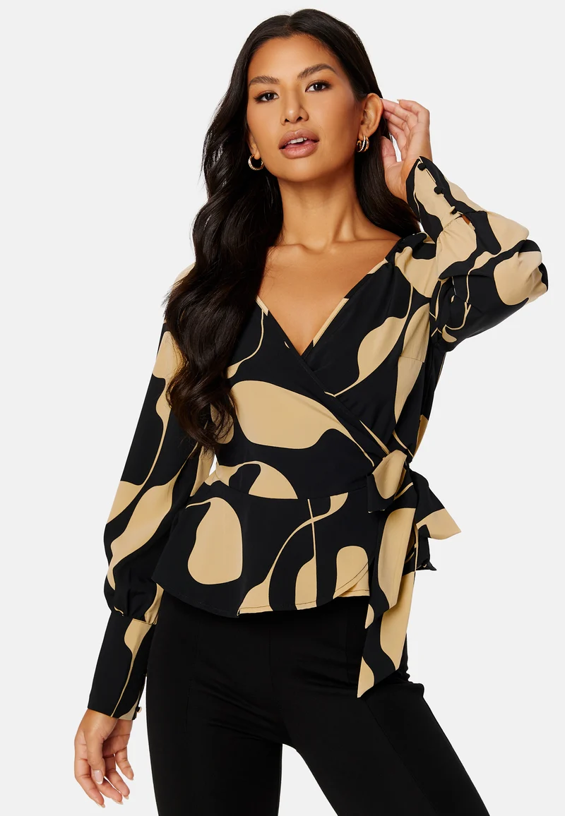 Lydia LS Wrap Top
