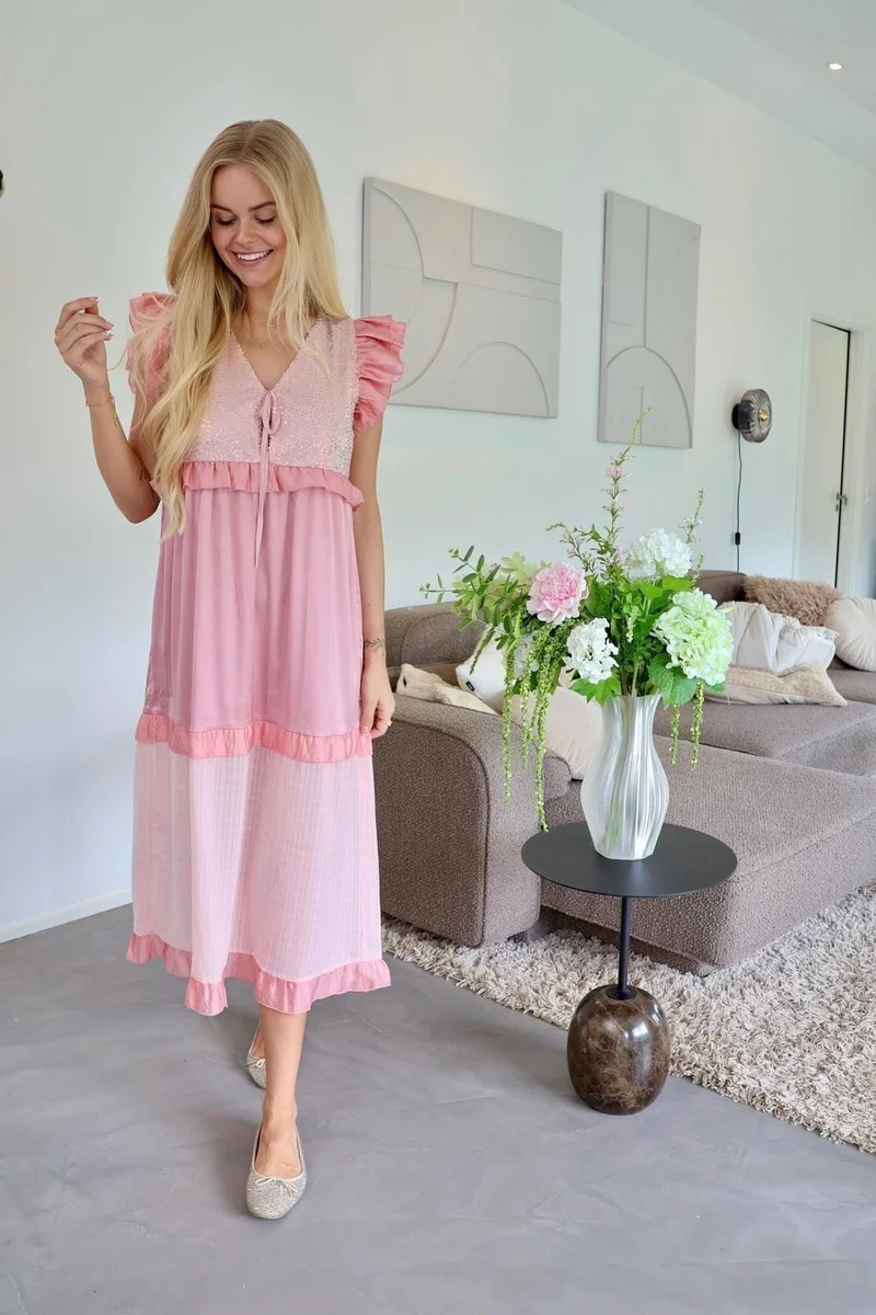Liberte x Molly&My - Nor-Frill-Dress 22236 - Rosa Cloud