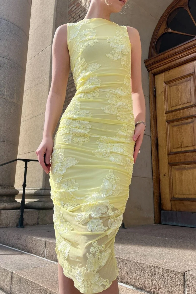 Noella - Lavinia Dress 13500001 - 1417 - Butter Yellow