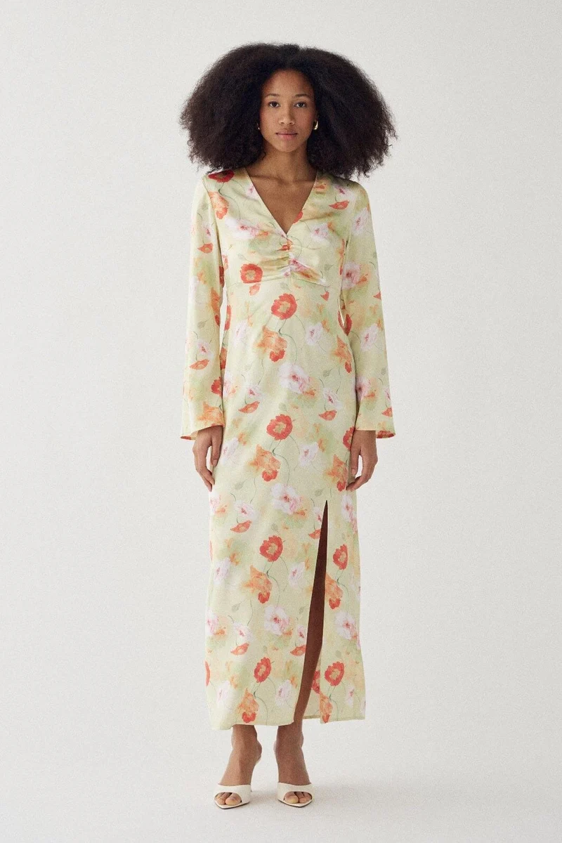 Noella - N-Kamey Dress 15850001 - 1464 - Delina Green Print