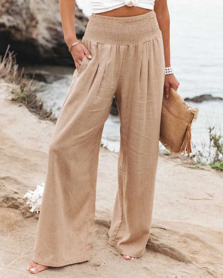 Aileen™ | Strandbyxor med vida ben