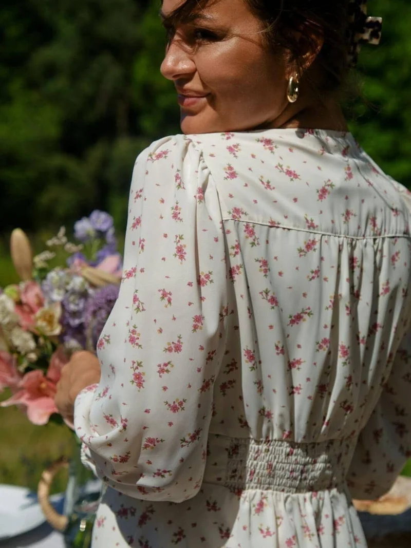 Neo Noir - Olana Fleurie Flower Dress 166217 - 754 - Light Pink