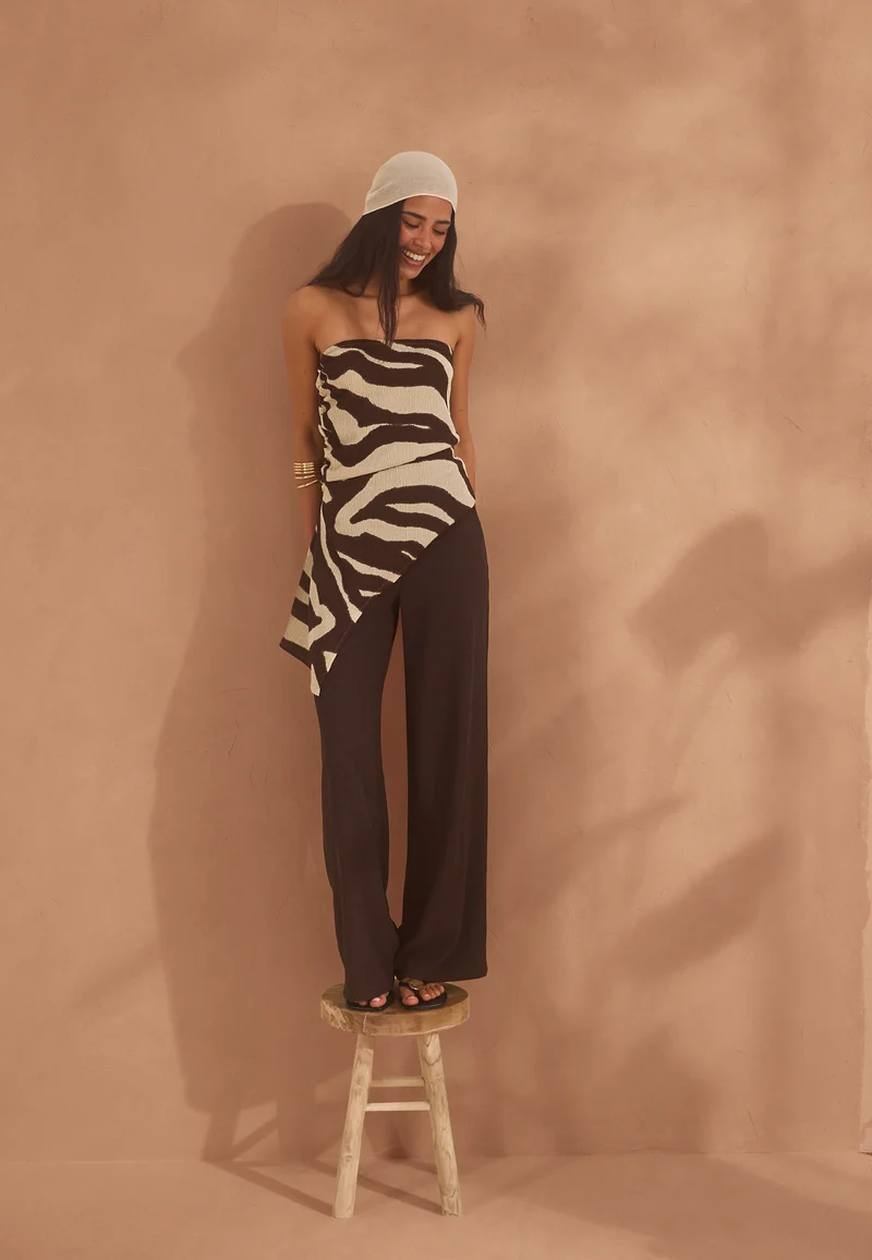 Structure Wide Trousers