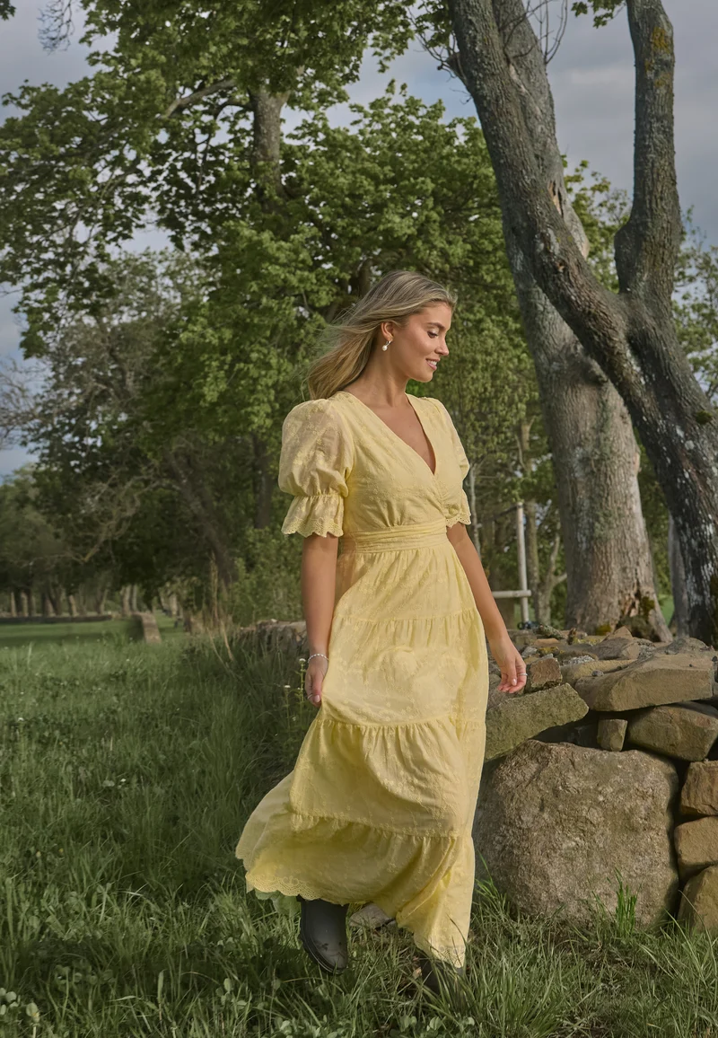 Broderie Anglaise Maxi Dress