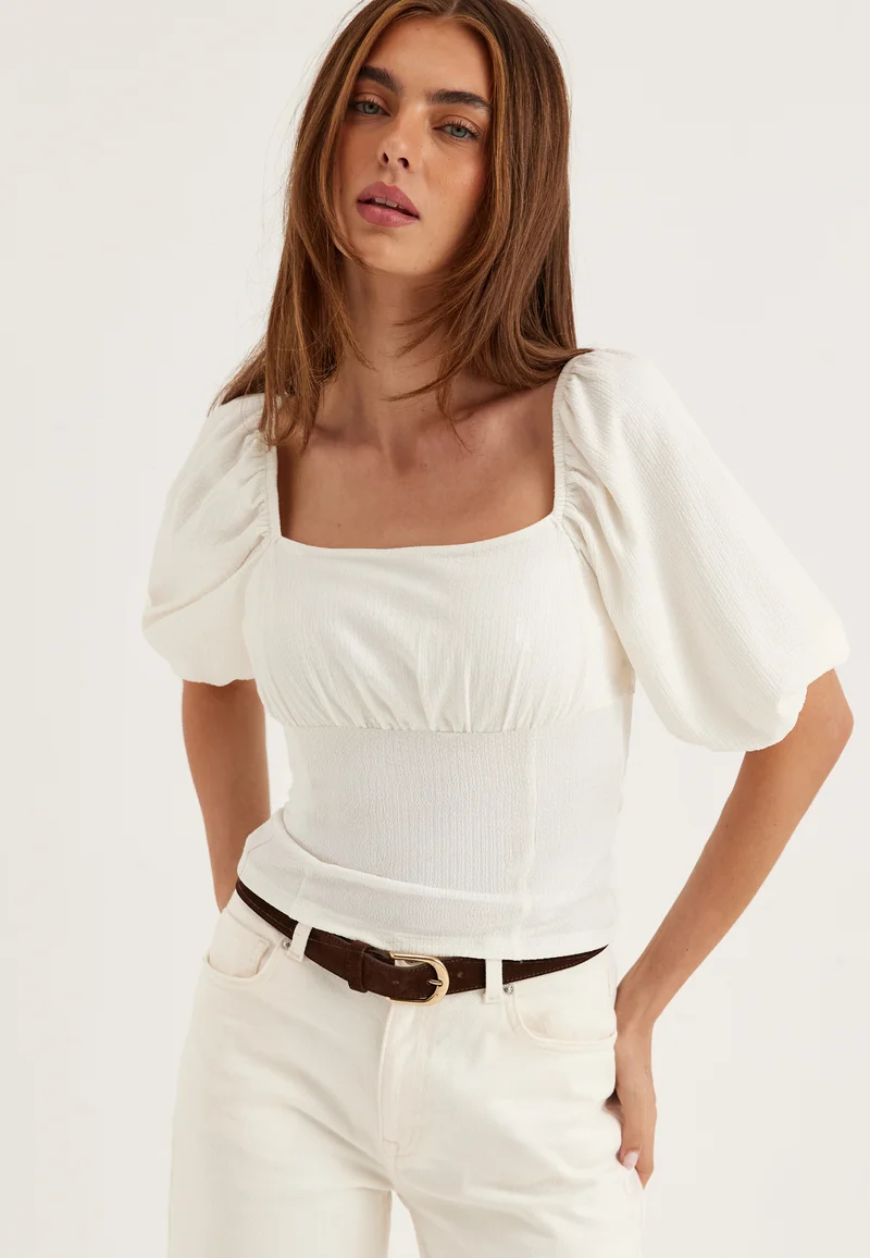 Volume Sleeve Top